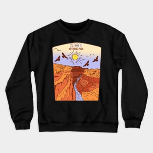 Zion National Park Utah Crewneck Sweatshirt